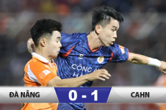 Kết quả Đà Nẵng 0–1 CAHN: Thắng chật vật, CAHN xây chắc ngôi đầu