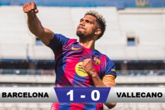 Kết quả Barcelona 1-0 Vallecano: 3 điểm nhọc nhằn