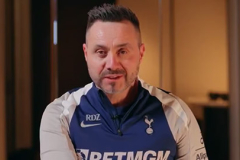 De Zerbi gửi thông điệp đầu tiên cho fan Tottenham